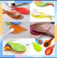 Spoon Uniquely Designed Spoon Rest for Kitchen Counter - BPA Free Food Grade Material Spoon Holder for Cooking Spatula, Ladle & Brush - Multipurpose Kitchen Tool. 