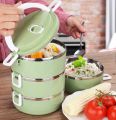 Stainless Steel Lunch Box, 100% Leakproof Food Container with Insulated Lunch Bag and Foldable Spoon, Lunch Box for Adults Kids Students Food Storage Boxes (3-Tier). 