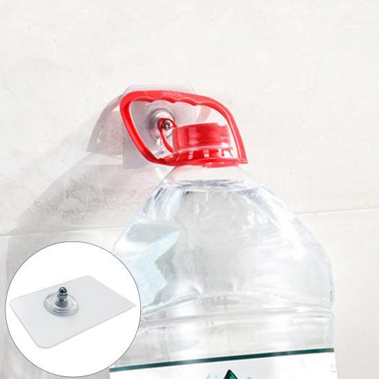 10Pcs Utility Waterproof Easy Installation Screw Stickers Adhesive Seamless Wall Hooks for Living Room