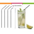 Techmanistan Stainless Steel Reusable Drinking Straws With Cleaning Brush. 