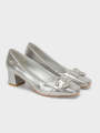 Unze London Women's "ONNIKA" Block Heel Fancy Courts For Women - Courts Shoes For Women. 
