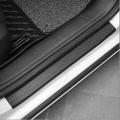 4Pcs Car Door Sill Protector,Door Sill Scuff Plate Carbon Fiber Stickers,Cover Door Anti Scratch for Cars. 