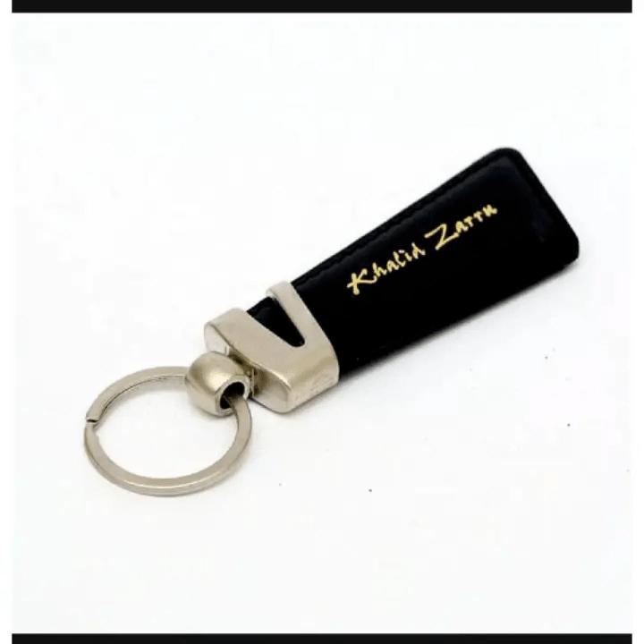CUSTOMIZED NAME ON LEATHER KEYCHAIN (PERFECT GIFT TO SEND YOUR FATHER , HUSBAND , FIANCE OR ANY ONE) / BY MO MART