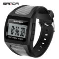 SANDA Brand New Original Hot Sale Men's Casual Watch Brand LED Digital Watch Luminous Fashion Luxury Waterproof Quartz Watch Outdoor Multi-function Watch. 