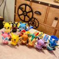 Pokemon Pikachu Glaceon Keychain Pvc Eevee Keyring Action Figure Tomy Cartoon Anime Kawaii Figure Model Children Kids Toys. 