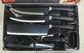 5pcs Kitchen knife set, high-grade black steel knife set Gift knife Stainless steel kitchen utensils household knives. 
