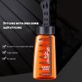 Professional 2-in-1 Hair Wax Gel With Comb Long-lasting Fluffy Hair Pomade Wax Mud Men Hair Cream Salon Styling Gel Tool. 