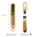 Mini Refillable Perfume Bottle, Portable Refillable Perfume Bottle, Unisex Refillable Spray Bottle, , Aluminum Perfume Bottle, Portable Pocket Perfume Bottle, Perfume Atomizer for Travel, Fragrance Empty Spray Bottle, Scent Pump Case for Traveling. 