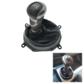 54102-SNA-A01 Manual 5 Speed Gear Stick Shift Lever Head Handball with Leather Boot for Honda Civic DX EX LX 2006-2011. 