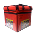 Large Insulated Food Delivery Bag 18x18x18 inch, Thermal Hot and Cold Backpack with Transparent Pocket. 