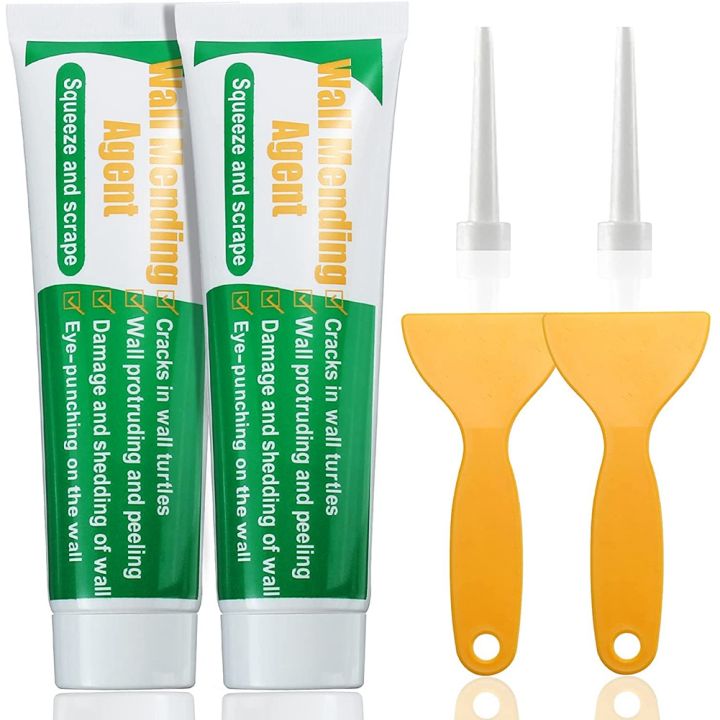 2 Pack Wall Mending Agent, Drywall Repair Kit with Wall Surface Repair ...