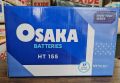 OSAKA BATTERY HT155 12VOLTS 110 AMPERE 17 PLATES SPECIAL DESIGNED FOR UPS SOLAR GENERATORS TRACTOR COASTER BUSES AND MULTI PURPOSE BATTERY ORIGINAL OSAKA BRAND. 
