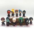 11 Pcs/Set Q Ver. Naruto Akatsuki Mini Figure Uchiha Itachi Madara Konan Hidan Figurine Anime Decoration Model Dolls Toys. 