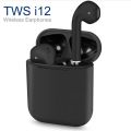 Airpods TWS i12 Mini Bluetooth Wireless Headset With Charging Doc For Android & all Phones Wireless Earbuds with Noise Cancelling Microphone. 