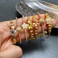 Wando 20 Styles Dubai Gold Color Baby Bangles For Kids Baby Promotion Sale Child Birthday Gifts Children'S Bracelets. 
