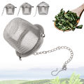 ModularTech - Tea Ball Strainer Mesh Reusable Stainless Steel Infuser Filter Clip Spice Herbal Diffuser Steeper Locking Kitchen Tools. 