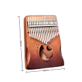 17Keys Kalimba Thumb Piano Solid Wood Veneer Keyboard Musical Instrument Kalimba Finger Piano Gift for Music Lovers. 