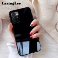 Casinglee For Redmi 10 case Glass silicon Full Protection Tempered Glass Back cover for Xiaomi Redmi10 Phone cases For girls and Boys. 