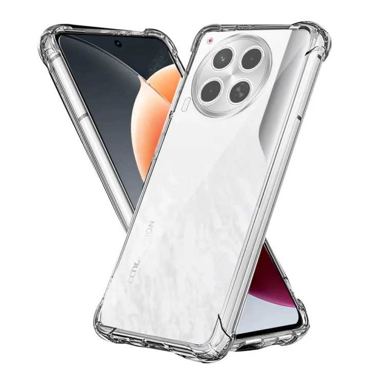 Tecno Camon 30 (4G) Cover Clear Transparent Shock-Proof Protective Case With Camera Lens Protection