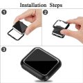 Magnetic cover For Apple Watch Case 44mm/40mm 42mm/38mm Stainless steel bumper Protector iWatch series 5 4 3 40 44 mm Accessorie. 