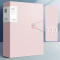 Holder Students Loose Leaf Binder A4 File Folders Paper Organizer Documents Clip Storage Folders Test Paper Receipt. 
