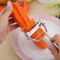 Hot Stainless Steel Multifunction Peeler Popular Slicer Julienne Cutter Parer Potato Vegetable And Fruit Kitchen Grater Set. 
