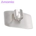 Portable Finger Guard Stainless Steel Finger Guard Safe Vegetable Cutter Hand Guard Tool for Kitchen Cut Finger Protector Gadget Anti-cut Finger Protector. 