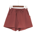 Oversize Shorts Summer Cotton Linen Shorts High Waist Black Shorts Women XL Mini Trousers Casual Basic Short Pants. 
