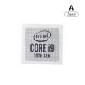 Lonni#5pcs Original Generation Lntel Core I9 I7 I5 Sticker Laptop Desktop Cpu Label. 