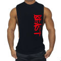 Mens Bodybuilding Gym Beast Tank Tops Vest Male Sleeveless Fitness Running Sportwear Muscle Singlet Workout Undershirt Clothing. 