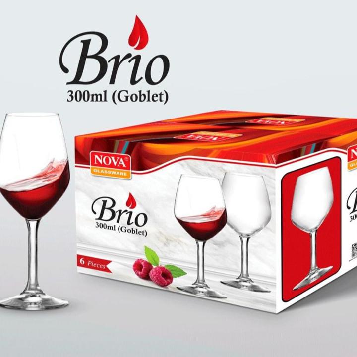 Brio Goblet GLASSWARE hole sale price ma
