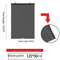Car Retractable Windshield Anti-UV Car Window Shade Car Front Screen Sunshade Sun Block Auto Rear Window Foldable Sunshade Curtain Protection 50 x 125 cm. 