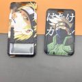 Anime Naruto Key Holders Keychain Akatsuki Kakashi Plastic Card Cover Student Cosplay Accessory Gifts. 