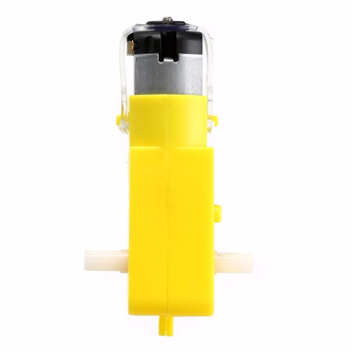 DC Gear Motor 3-6V TT Yellow Gear Motor Double Shaft | High Torque, Yellow Casing