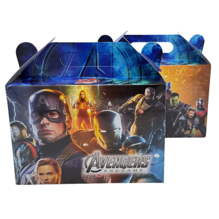 AVENGERS THEME GOODY BOX FANCY - PACK OF 10 GOODY BOX