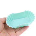 3Pcs Bento Divider Cup Liner Lunch Box Soft Food Silicone Onigiri Accessories. 
