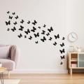 Pack of 30+ Wooden MDF 3D Butterfly Wall Decor in Mixed Sizes with Adhesive Tape for Home and Gift Decoration. 