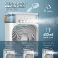 Mini Air Cooler - Portable Air Conditioner Fan | USB Evaporative Cooler & Humidifier | Personal Space Cooling Fan for Home, Office & Desk. 