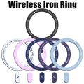 For IPhone Series Mobile Phone Back Mounted Wireless Charging Magnet Ring High Quality Durability Ultra-thin Smartphone Bracket Metal Rings. 