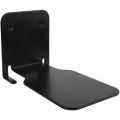 Stainless Steel Wall Mounted Book Shelves Holder Organizer Accessory Parts (Black). 