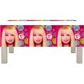 BARBIE THEME TABLE COVER FOR TABLE DECORATION ( 108 CM X 180 CM ). 