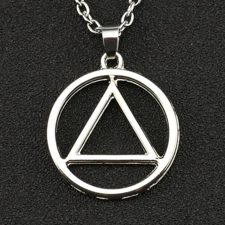 Akatsuki Hidan Necklace Jashin Symbol Trinity Christianity Catholicism Pendant Religion Amulet New Anime Jewelry