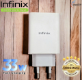 Infinix 33W Original Fast Charger - Flash Adapter With 6A Type C Cable For Infinix Note 10, 10pro, Note 11, 11pro, Note 12, Hot 30, Zero 8. 