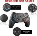 Diswoe Wireless Controller for Nintendo Switch, Bluetooth Wireless Pro Controller for Nintendo Switch, Switch Controller, Switch Remote Controller, Gamepad with Adjustable Turbo, Dual Shock, Gyro Axis. 