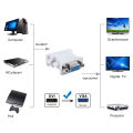 DVI to VGA Adapter Bidirectional DVI-I 24+5 Male to VGA Female Cable Connector Converter for PC. 