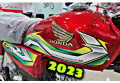 HONDA 70cc tanki/tapy stickers set. 