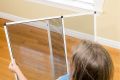 Fenestrelle Expandable Window Screen - Horizontal (15" H x 21" - 40" W) & (10" H x 19" - 36" W), Medium and Small Adjustable Window Screens, Perfect Replacement Screen for Window, Window Net Screen and Window Screen Mesh. 
