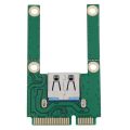 Mini PCI-E to USB3.0 Adapter Card PCIe to USB 3.0 Adapter, Suitable for Notebook Computers. 