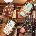 Wristband mobile phone case Phone Case For Huawei P40 Lite E/Y7P/Honor 9C Back Cover Anti-dust phone case Cute Cartoon. 