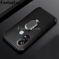 For itel A49 Play / A58 Lite Case Soft matte full Protector Shockproof Car Magnetic Holder Ring Phone Cover Casing hp itel A58 Lite / A49 Play Phone cases. 